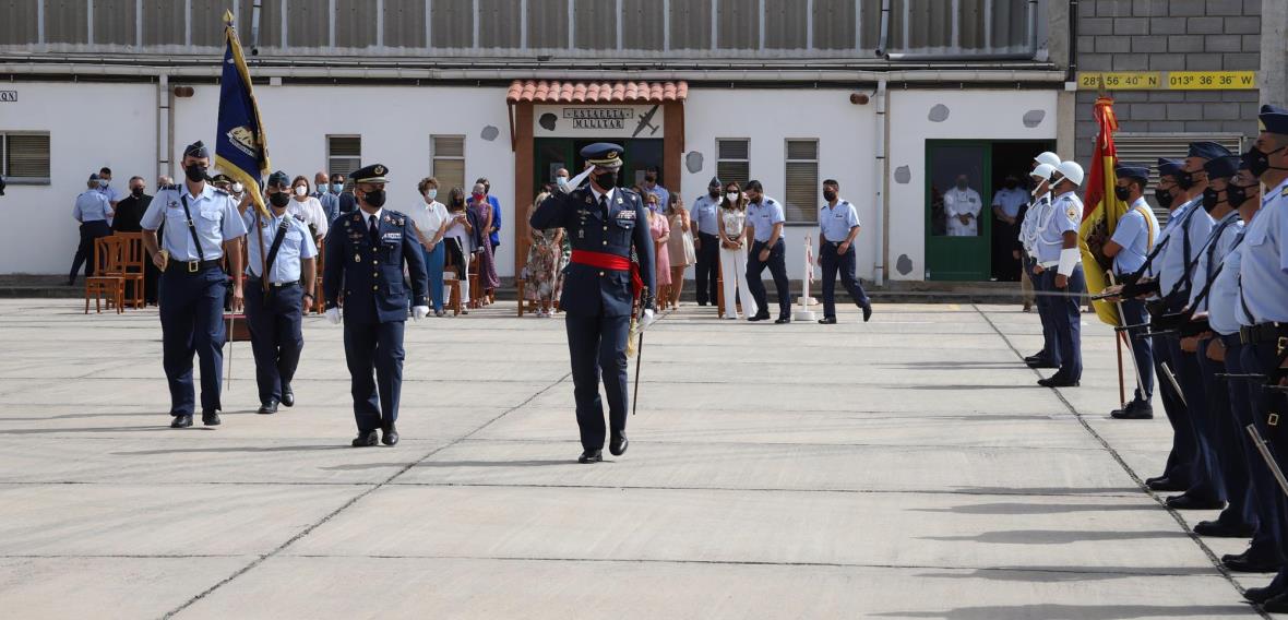 El coronel Teruel toma posesión como jefe del Aeródromo Militar de Lanzarote