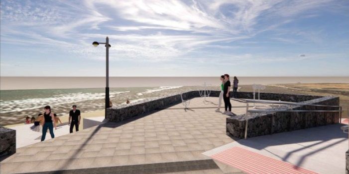 Infografía de la intervención prevista en la playa de La Garita de Arrieta