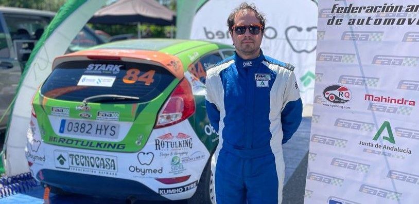 Alberto Bueno, preparado para el Rallye Isla de Los Volcanes
