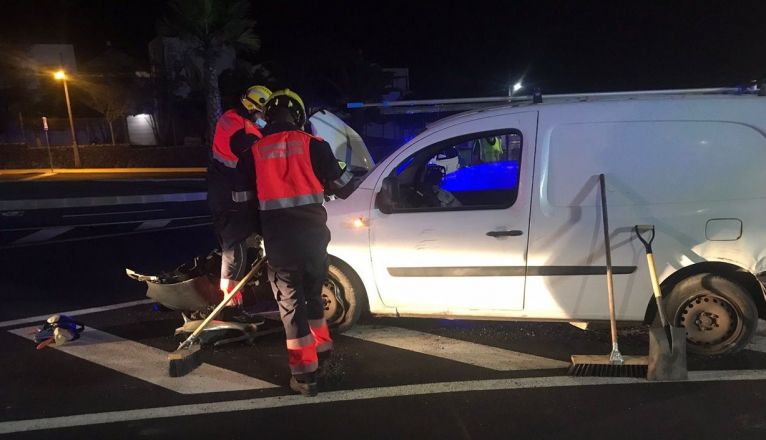 Accidente en Playa Blanca