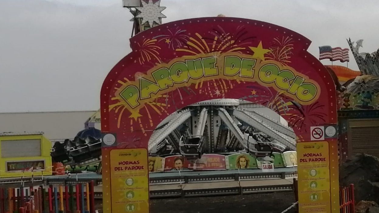 Entrada a la feria de Playa Blanca