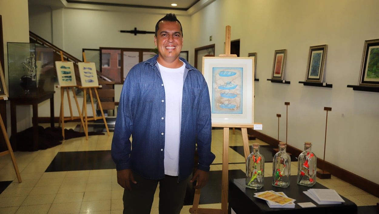 David García, autor de la exposición 'Arrecife de Mar'