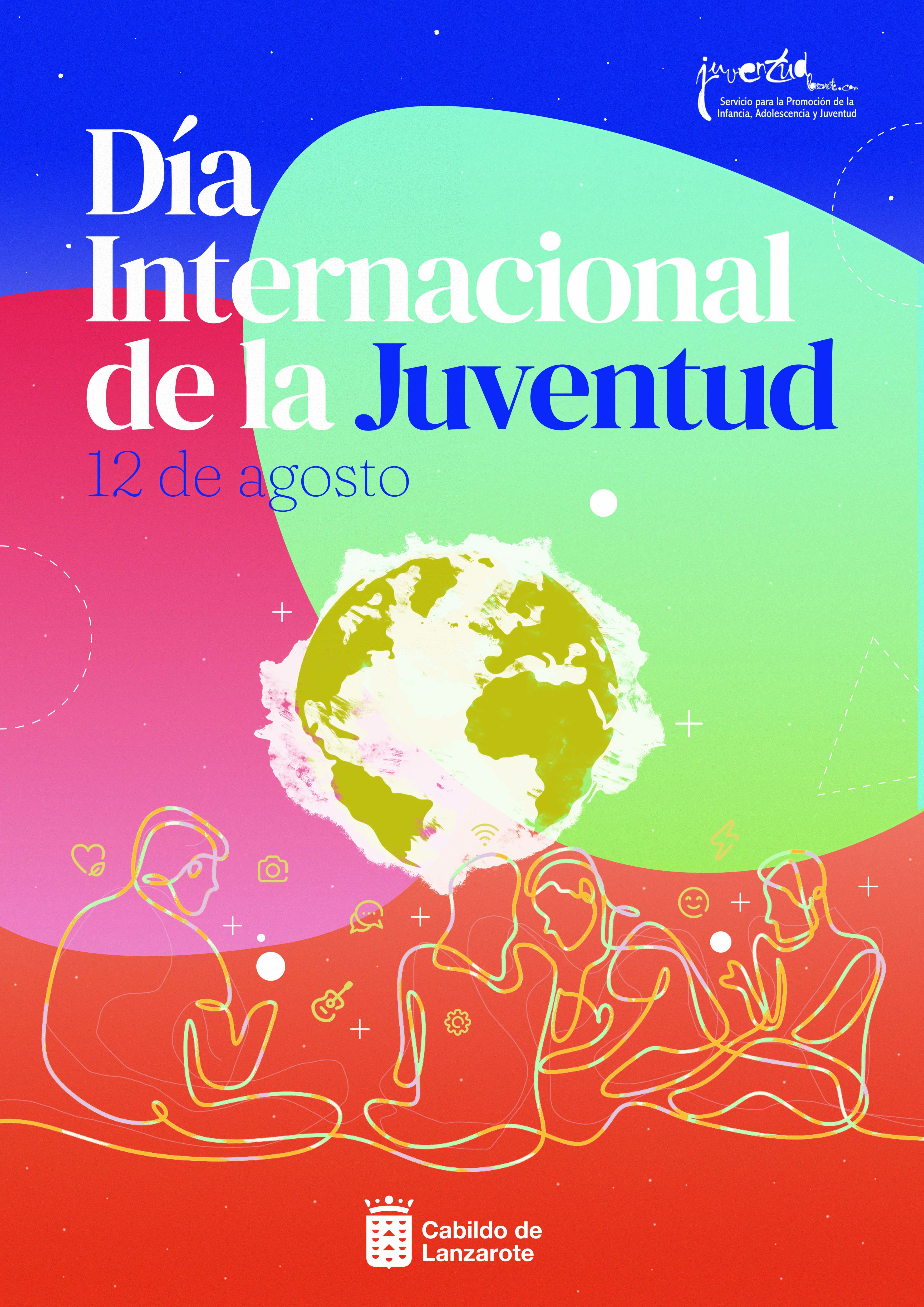 Cartel Día Internacional de la Juventud
