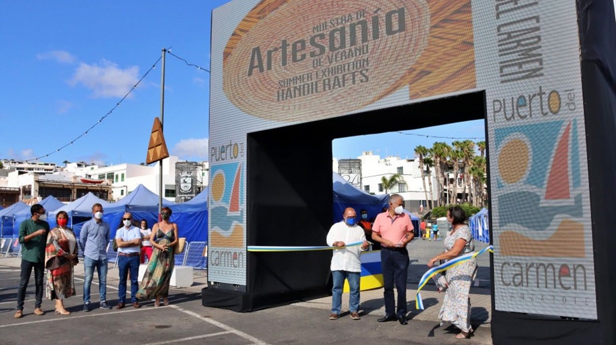 Inauguración de la Muestra de Artesanía de Verano en Puerto del Carmen