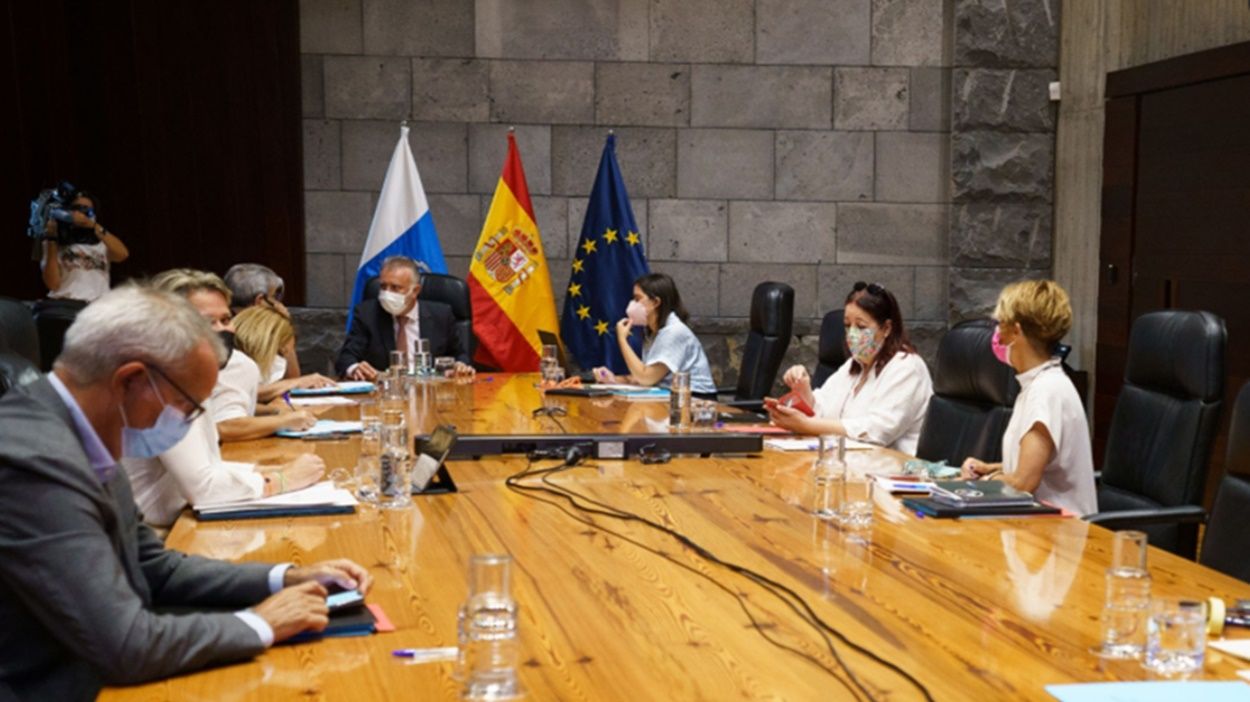 Imagen del Consejo de Gobierno de Canarias celebrado este jueves