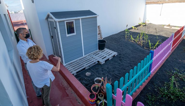Visita del alcalde al colegio de Güime