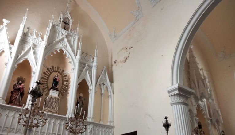 Más desperfectos en la Iglesia de Teguise