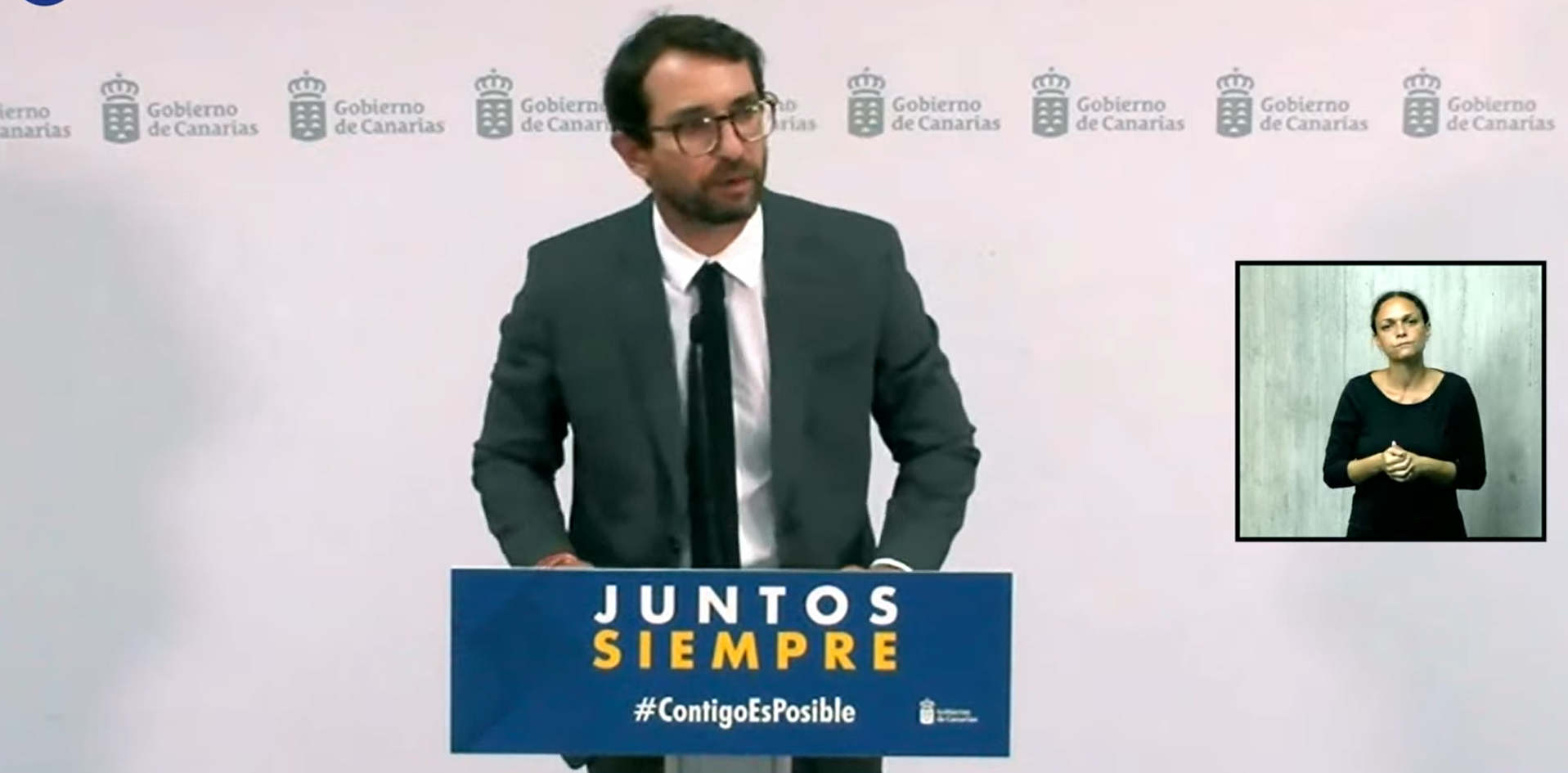 Rueda de prensa posterior al Consejo de Gobierno de Canarias