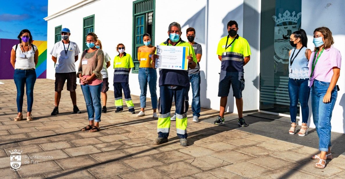 Trabajadores del programa NOE COVID de Tías