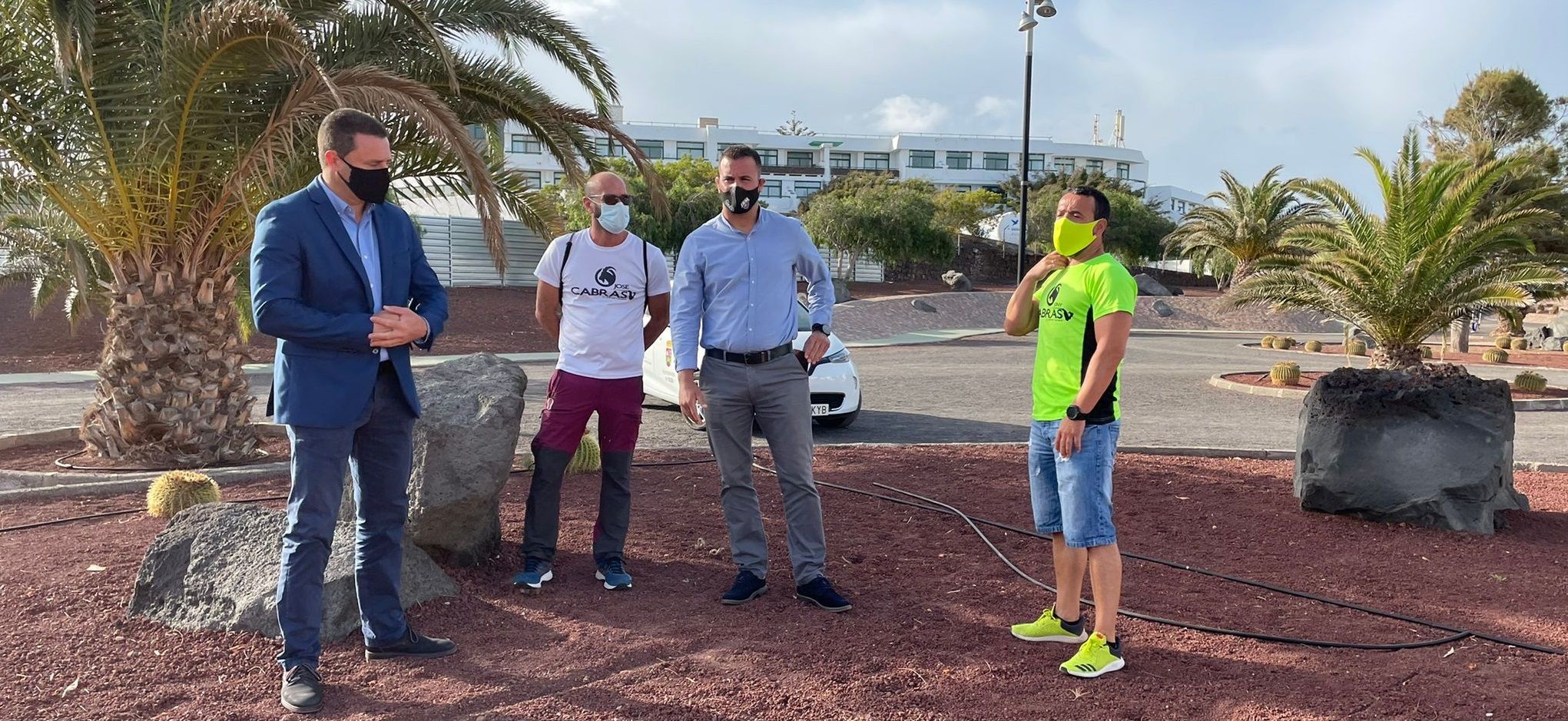 Parque donde Yaiza instalará el rocódromo de escalada