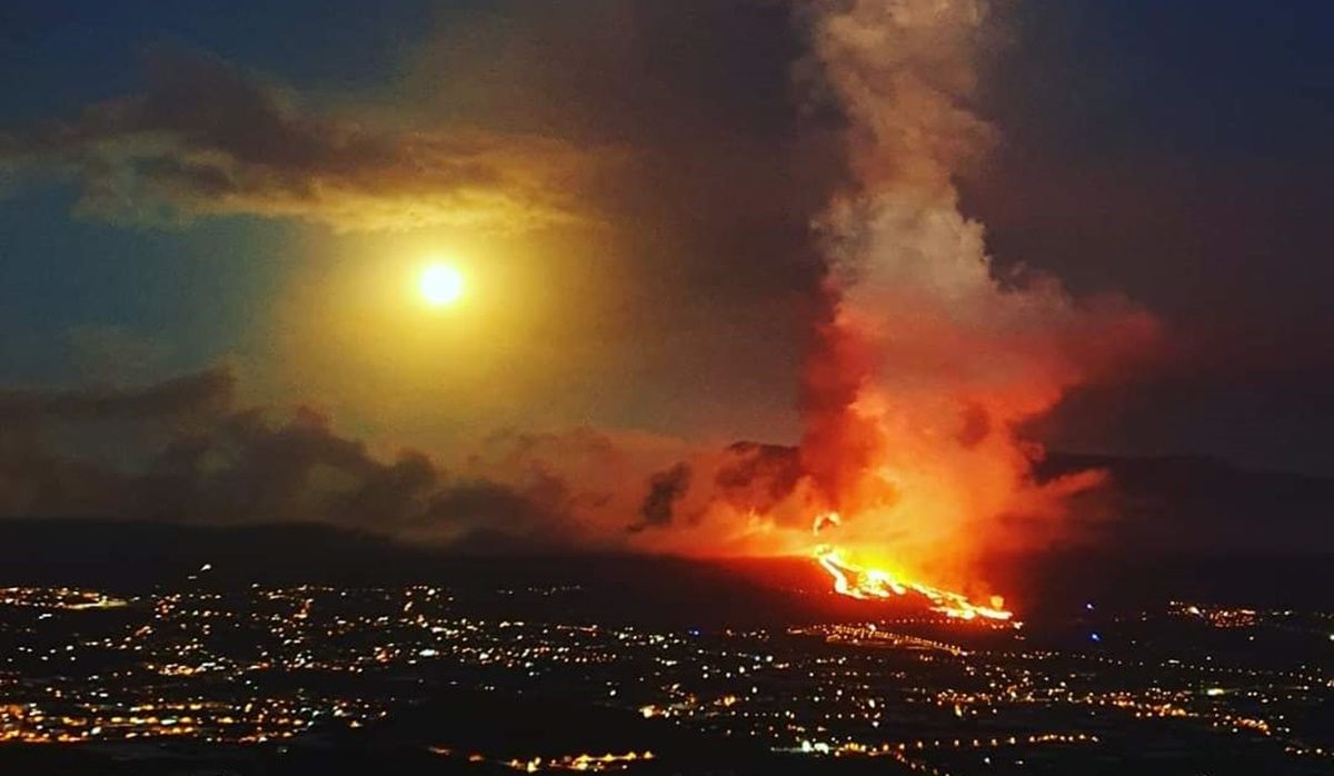 Imagen del Volcán de La Palma