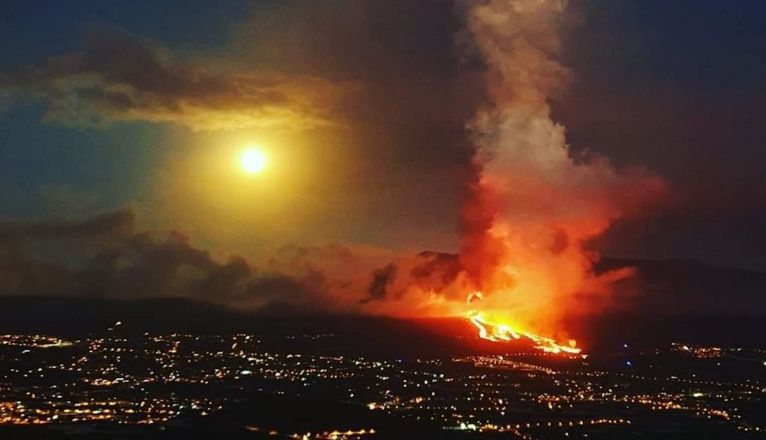 Imagen del Volcán de La Palma