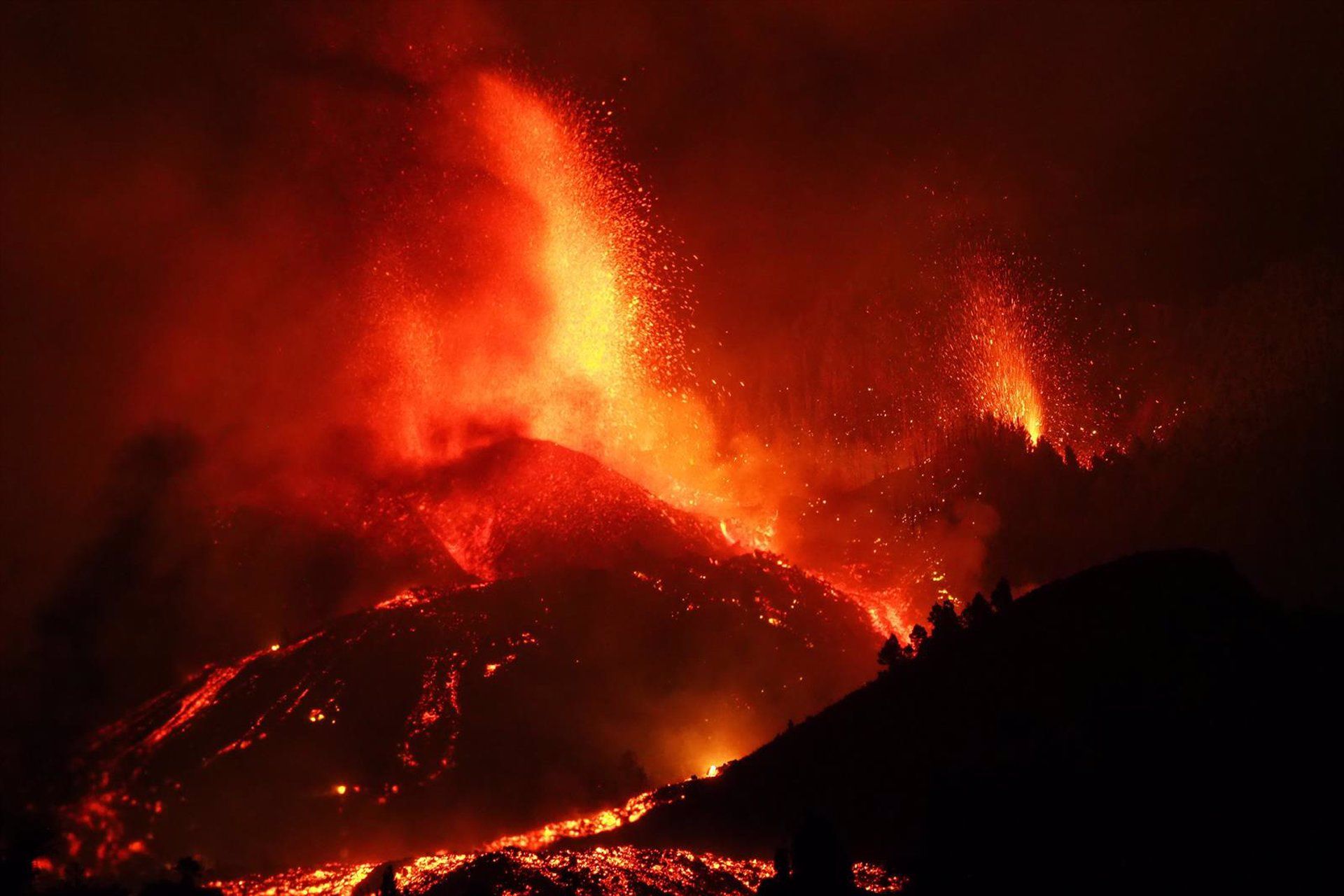 Erupción volcánica en La Palma