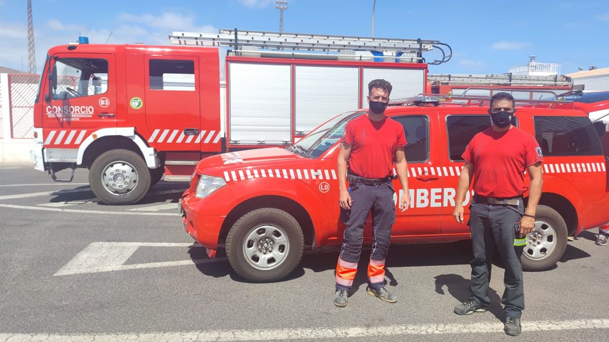 Equipo Bomberos Lanzarote pone rumbo a La Palma