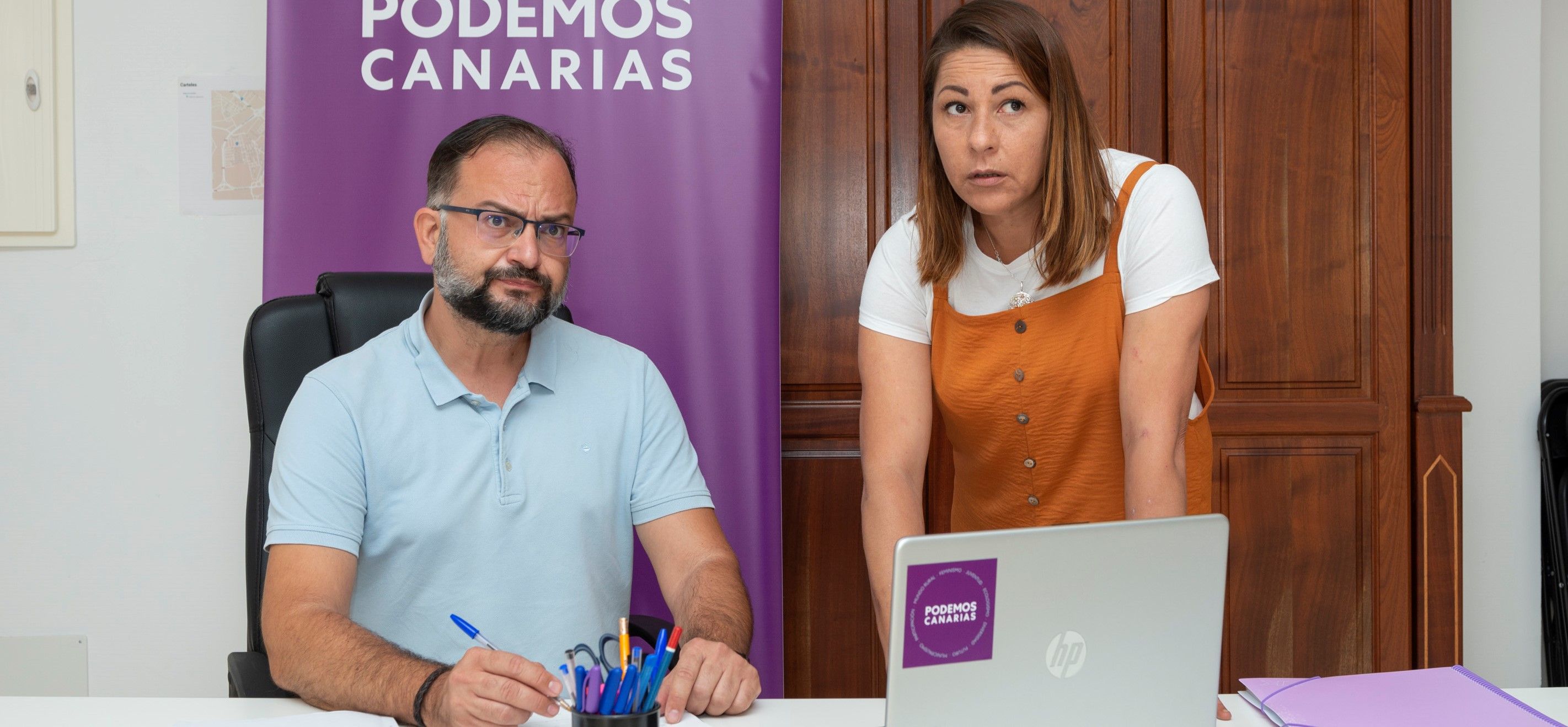Consejros de Podemos del Cabildo de Lanzarote