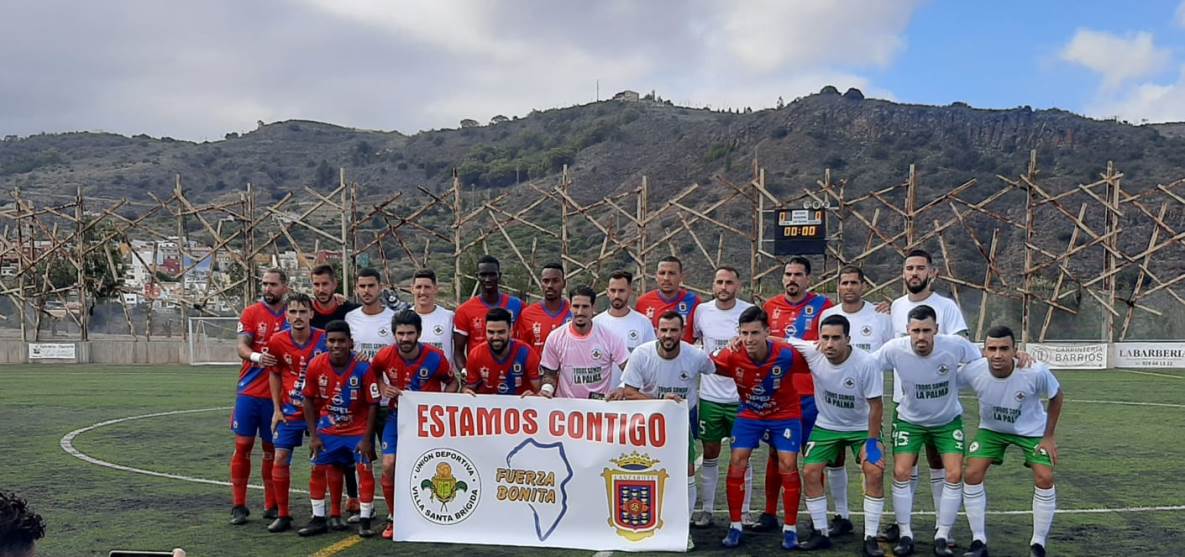 La UD Lanzarote conquista la victoria ante el Villa Santa Brígida (1-2)