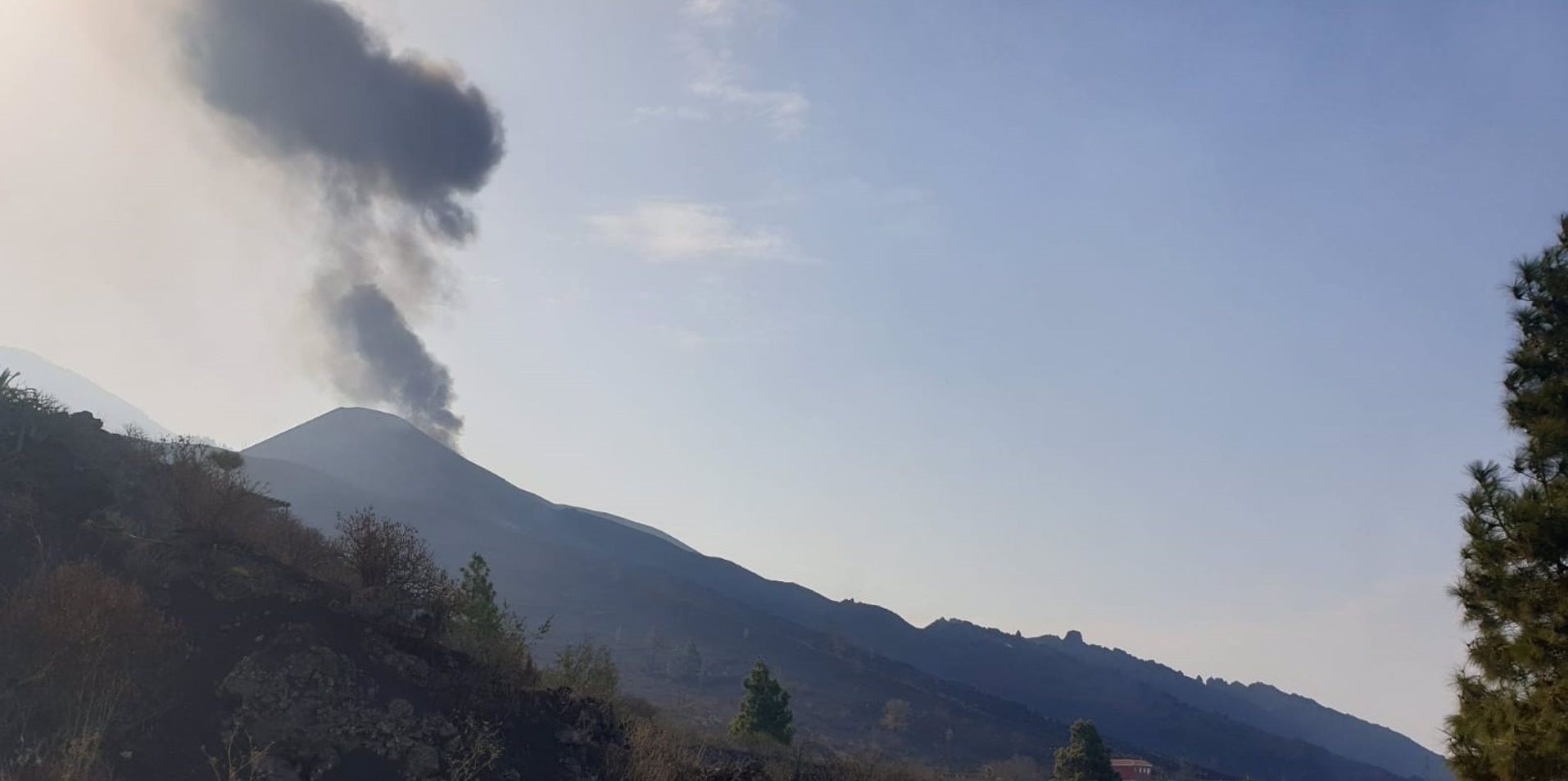 El volcán de La Palma vuelve a activarse