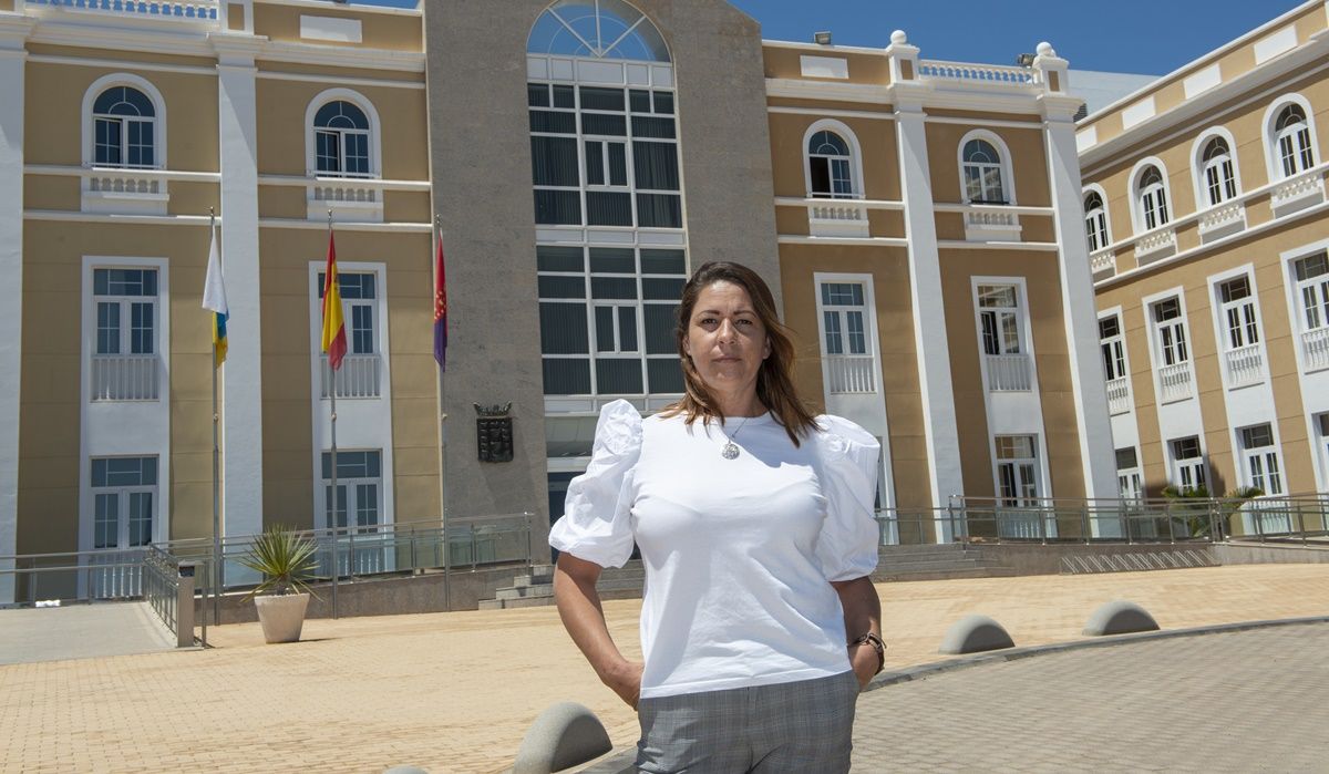 Myriam Barros, consejera de Podemos en el Cabildo de Lanzarote