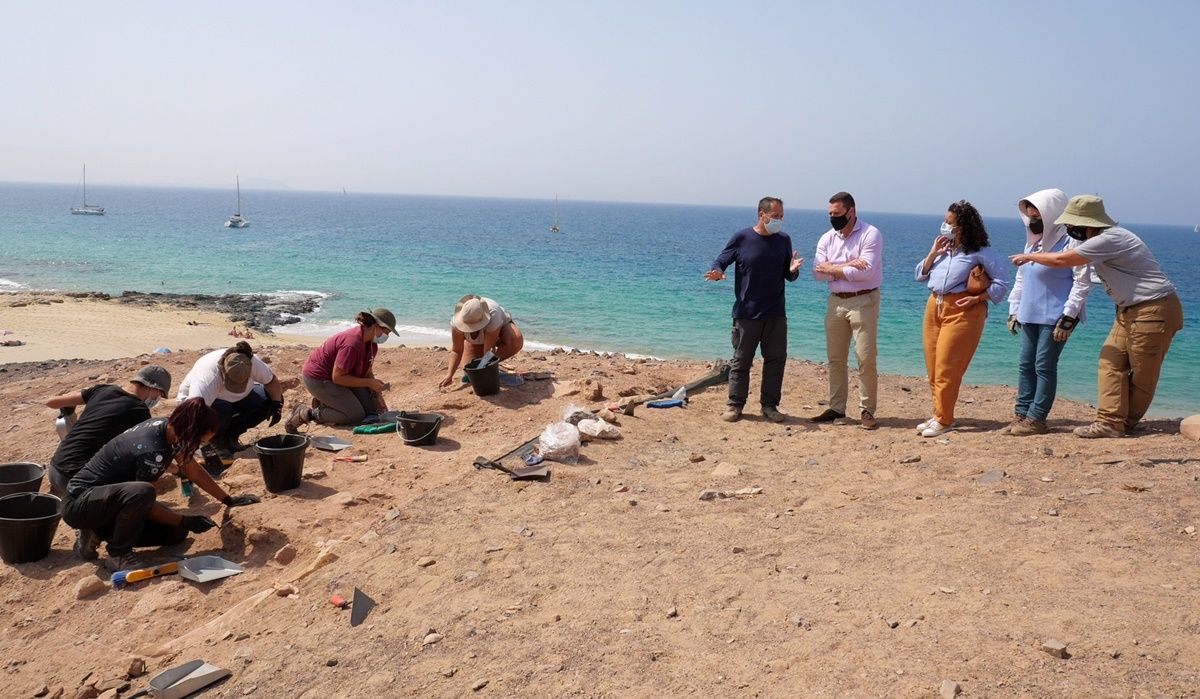 La nueva campaña arqueológica en San Marcial del Rubicón aflora nuevas estructuras