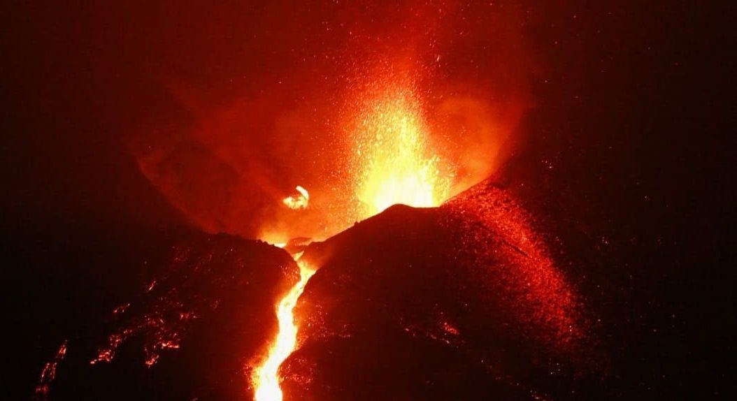 Imagen de la erupción en el volcán de La Palma Imagen de la erupción en el volcán de La Palma