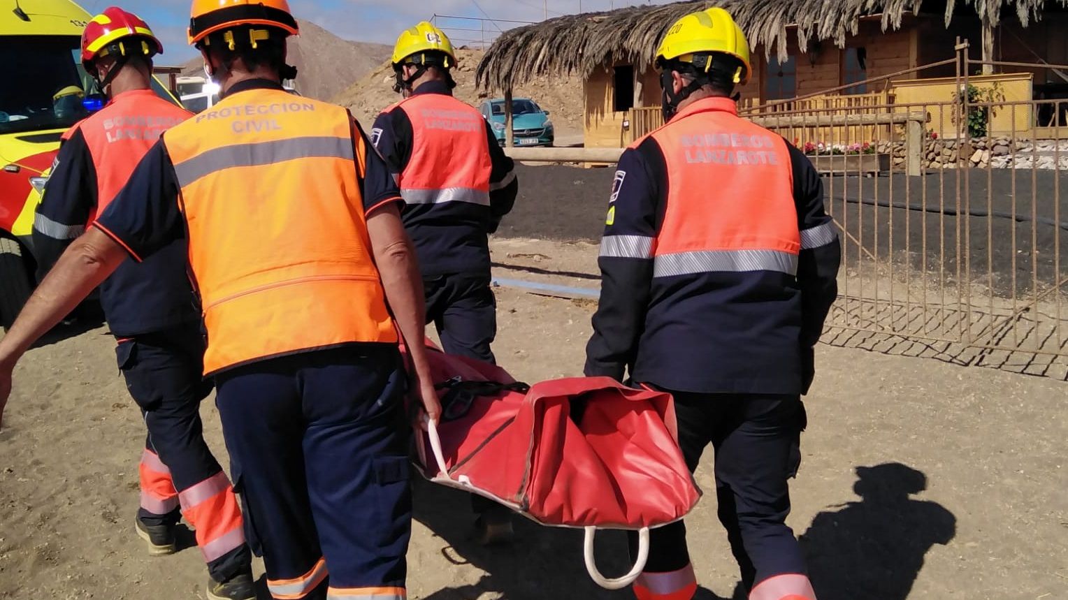 Rescate de una niña cerca de Lanzarote a Caballo