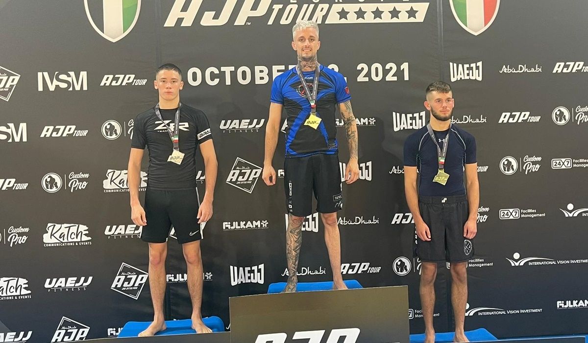 Jeremías Catoni se proclamó campeon en el europeo de jiujitsu