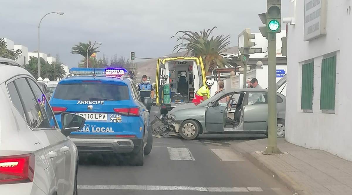 Choque de dos vehículos en Titerroy