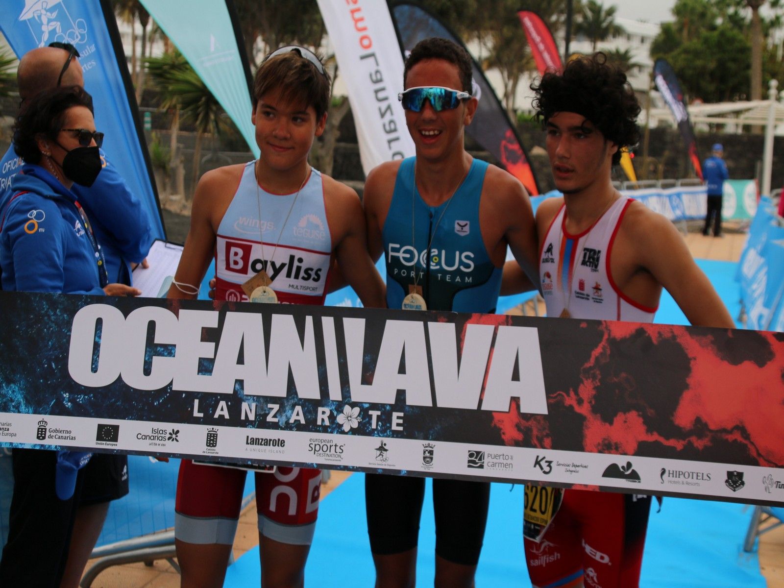 Ocean Lava Lanzarote. Podio Masculino Supersprint