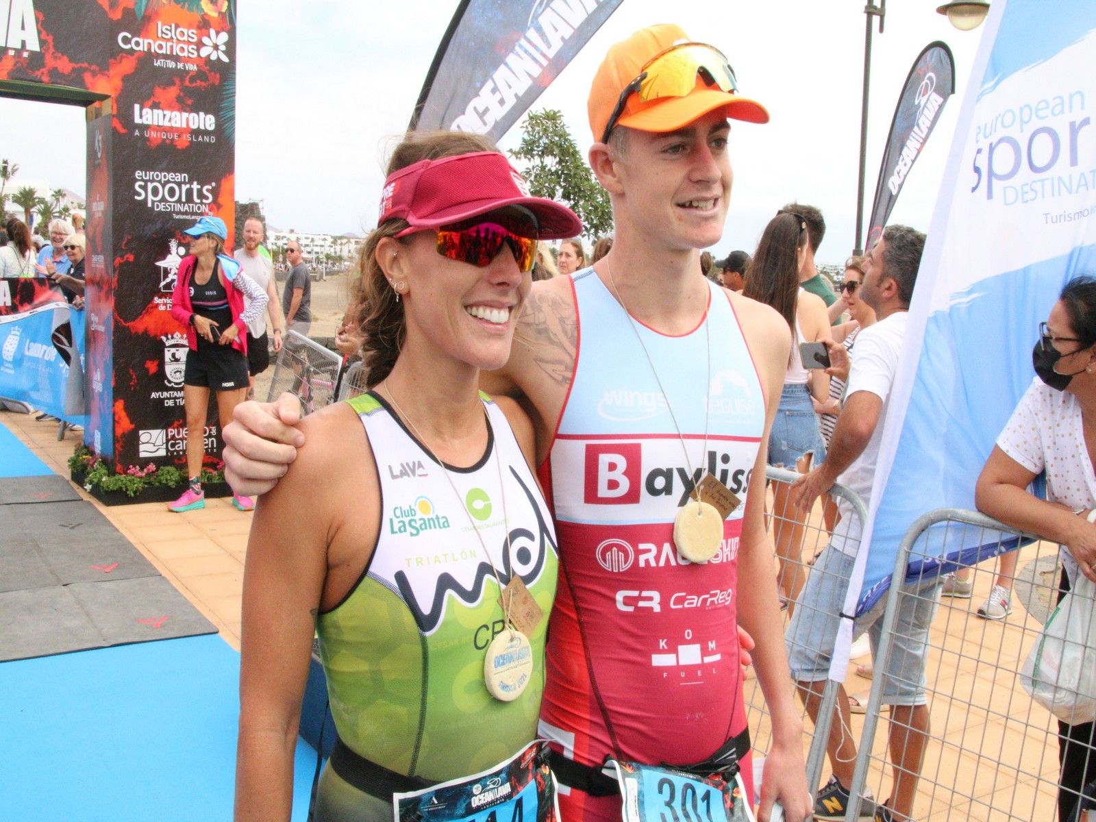 Nicholas Ward y Lydia Dant ganadores del XI Ocean Lava Lanzarote Triathlon