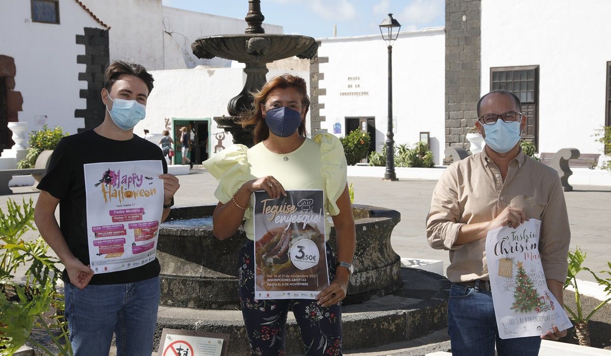 El área de Comercio de Teguise presenta los tres eventos principales
