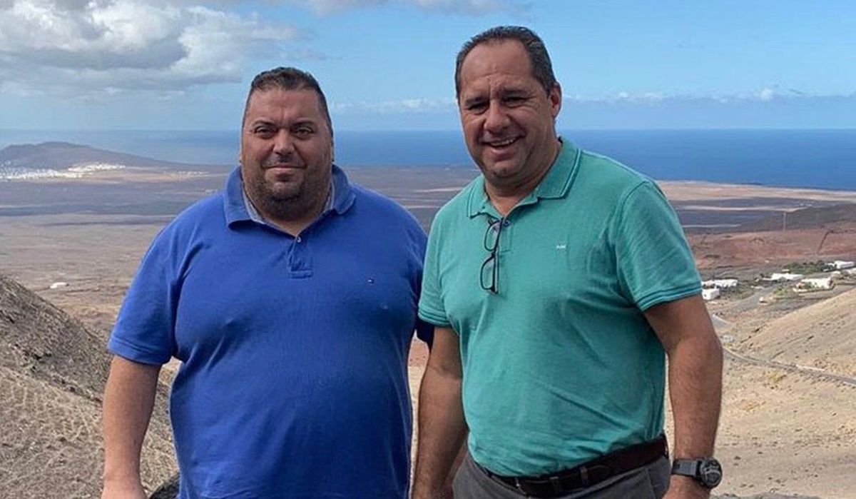 Los concejales del PP de Yaiza, Juan Monzón y Guayo Rodríguez