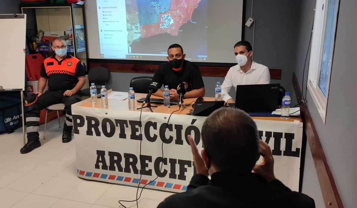 Presentación del PAMRIA en la sede de Protección Civil Arrecife