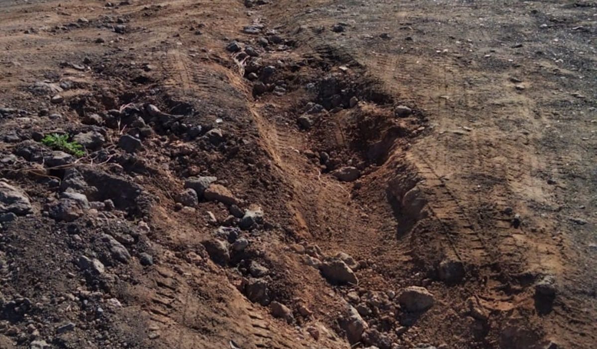 Denuncia el estado de la carretera que une Zonzamas y Nazaret