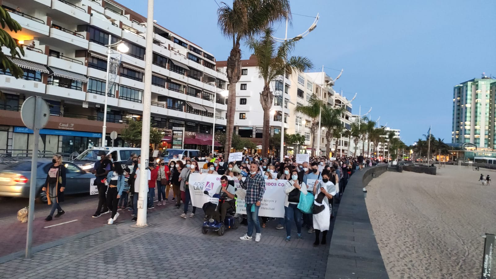 Manifestación de Adislan