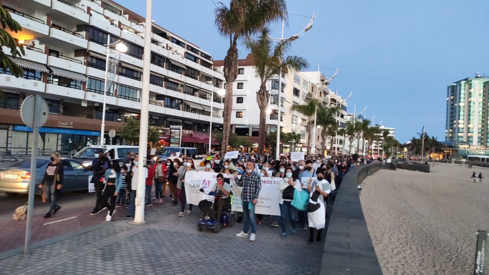 Manifestación de Adislan