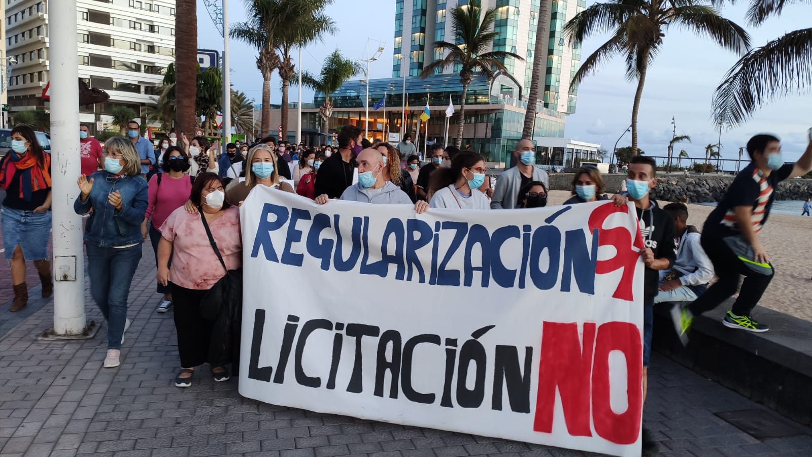 Manifestación de Adislan