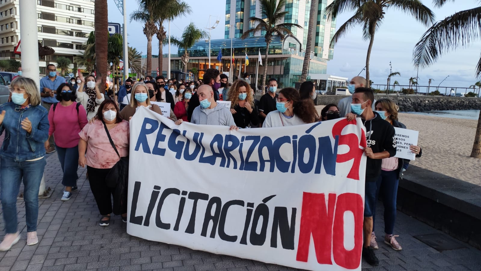 Manifestación de Adislan