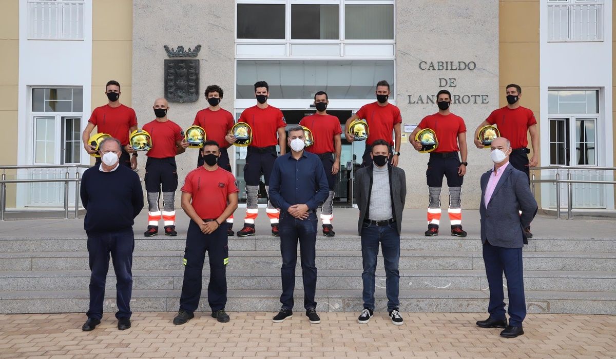 Toma de posesión de los nuevos bomberos de Lanzarote