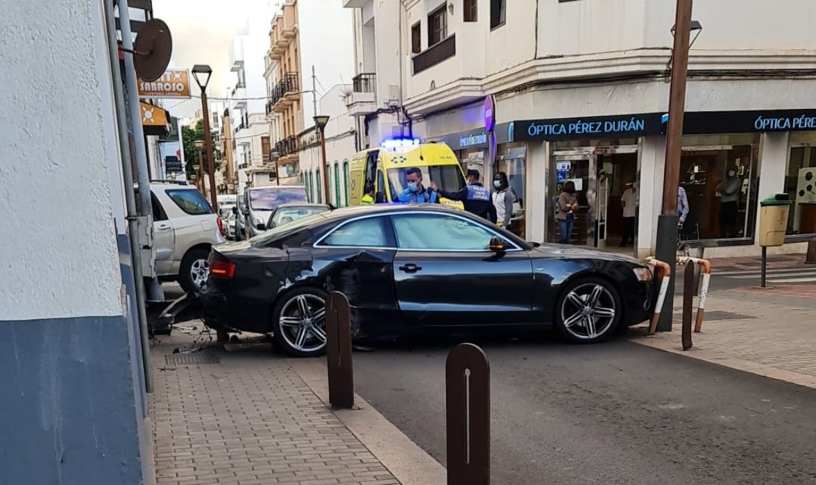 Accidente en Arrecife |Fotos: Dani Camacho