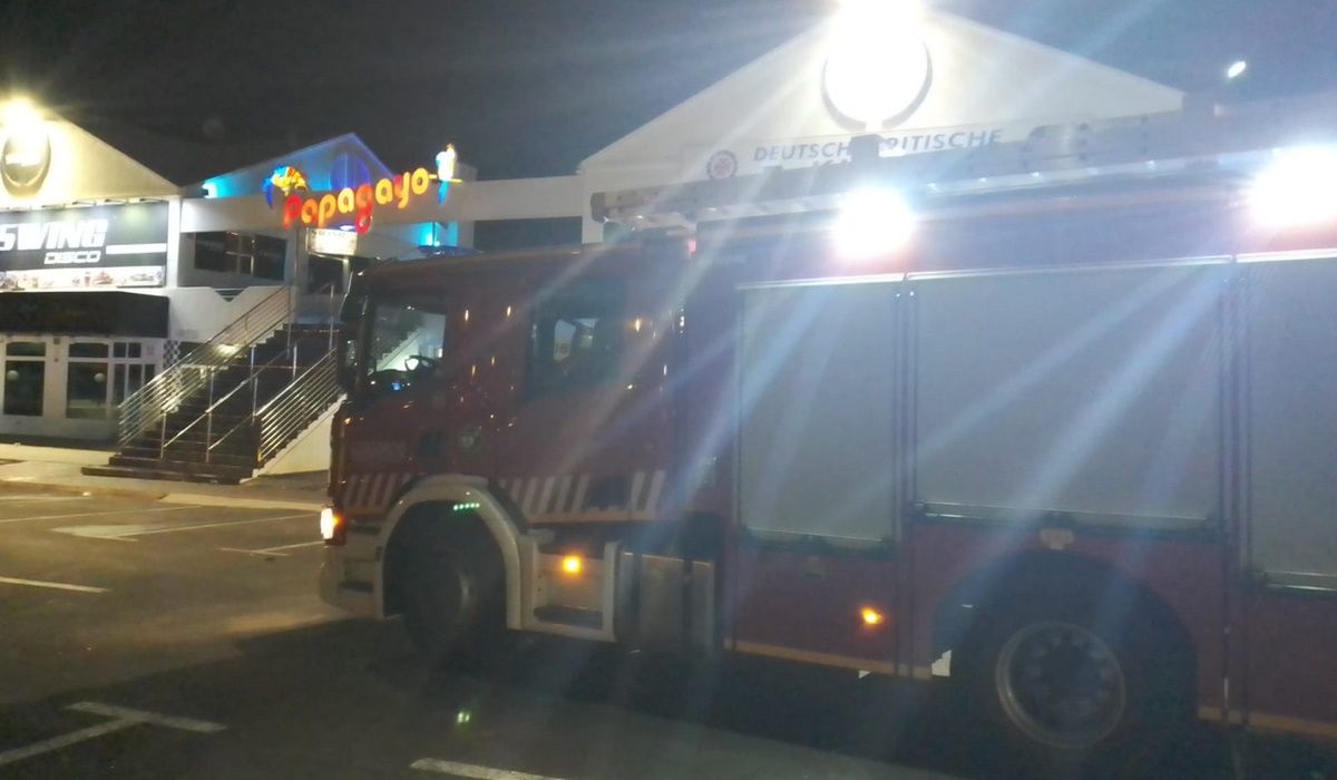 Incendio discoteca de Playa Blanca