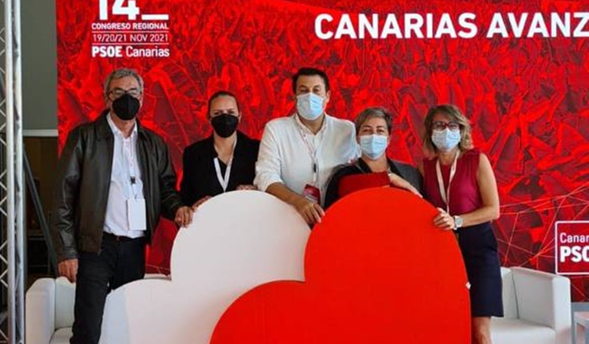 Cinco conejeros en la nueva Comisión Ejecutiva del PSOE de Canarias
