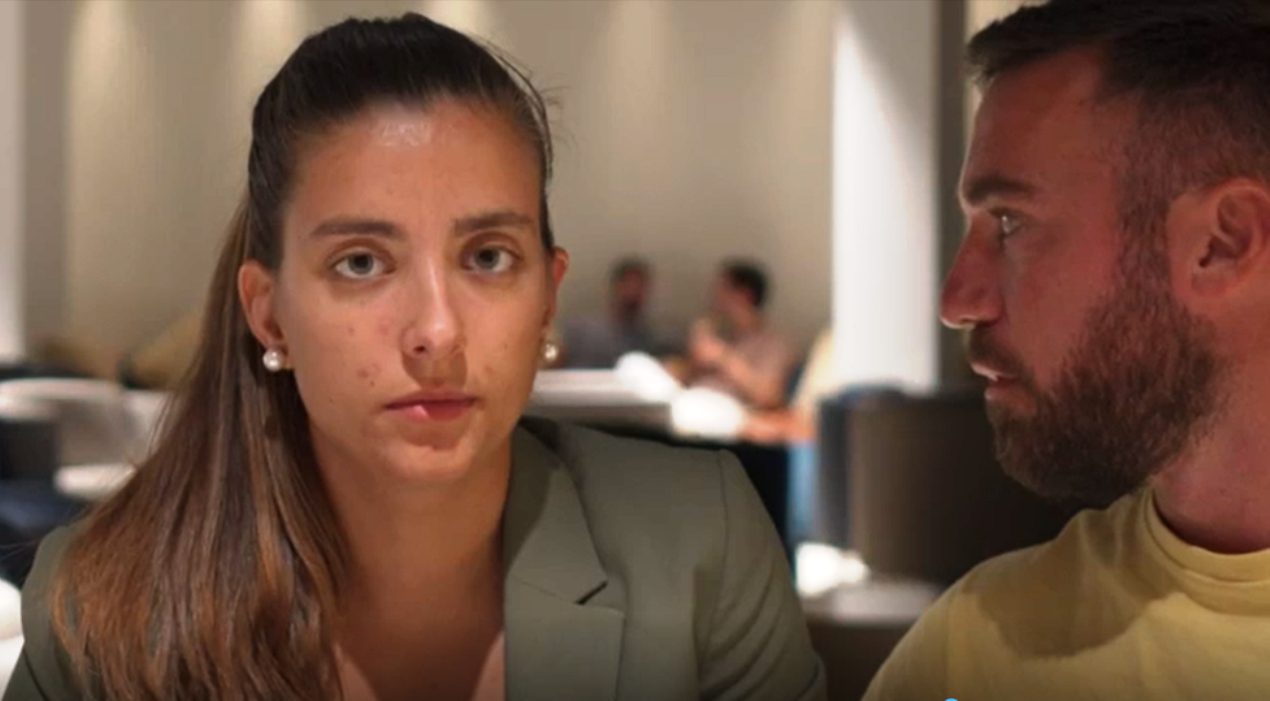 Carolina Mateo, en una escena del vídeo del Magec Tías contra la violencia de género