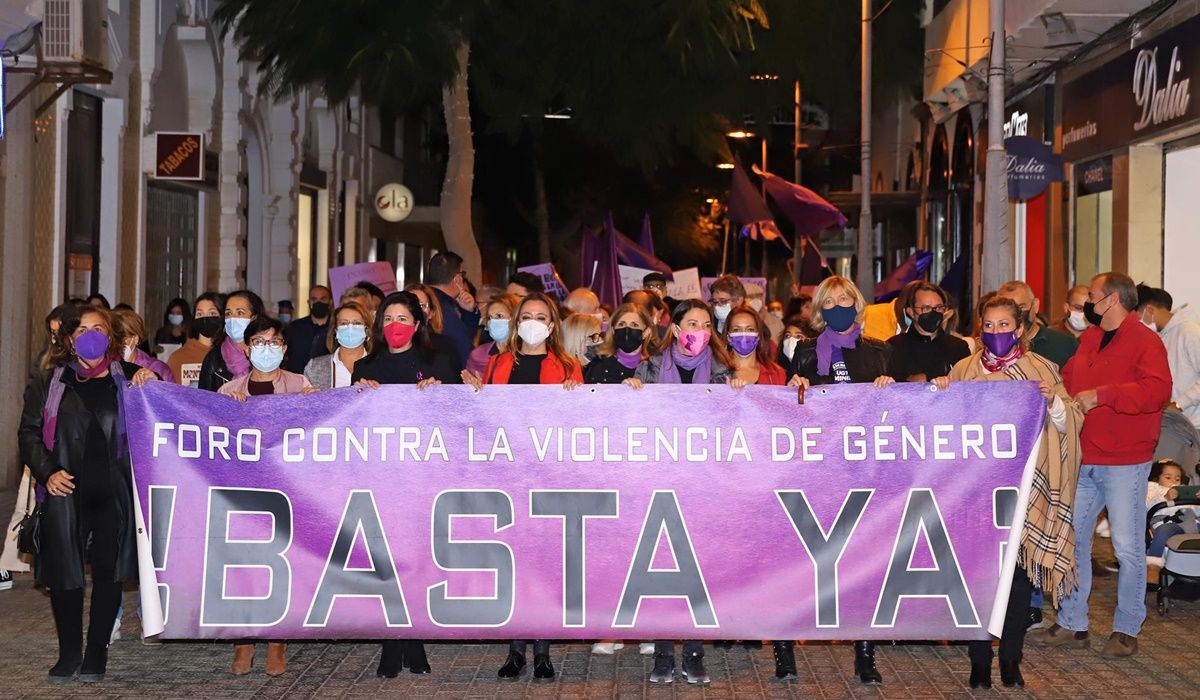 Manifestación del Día Internacional para la Eliminación de la Violencia de Género