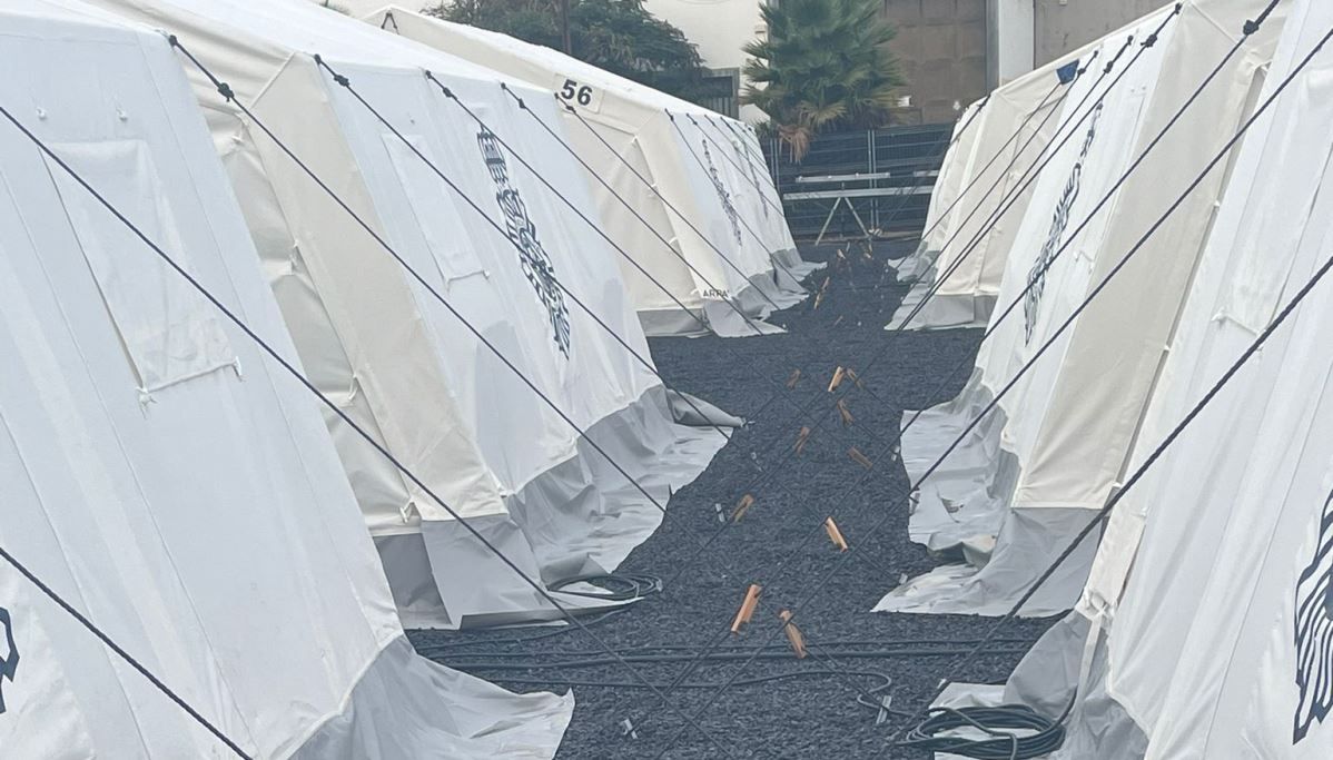 Campamento de inmigrantes de Arrecife