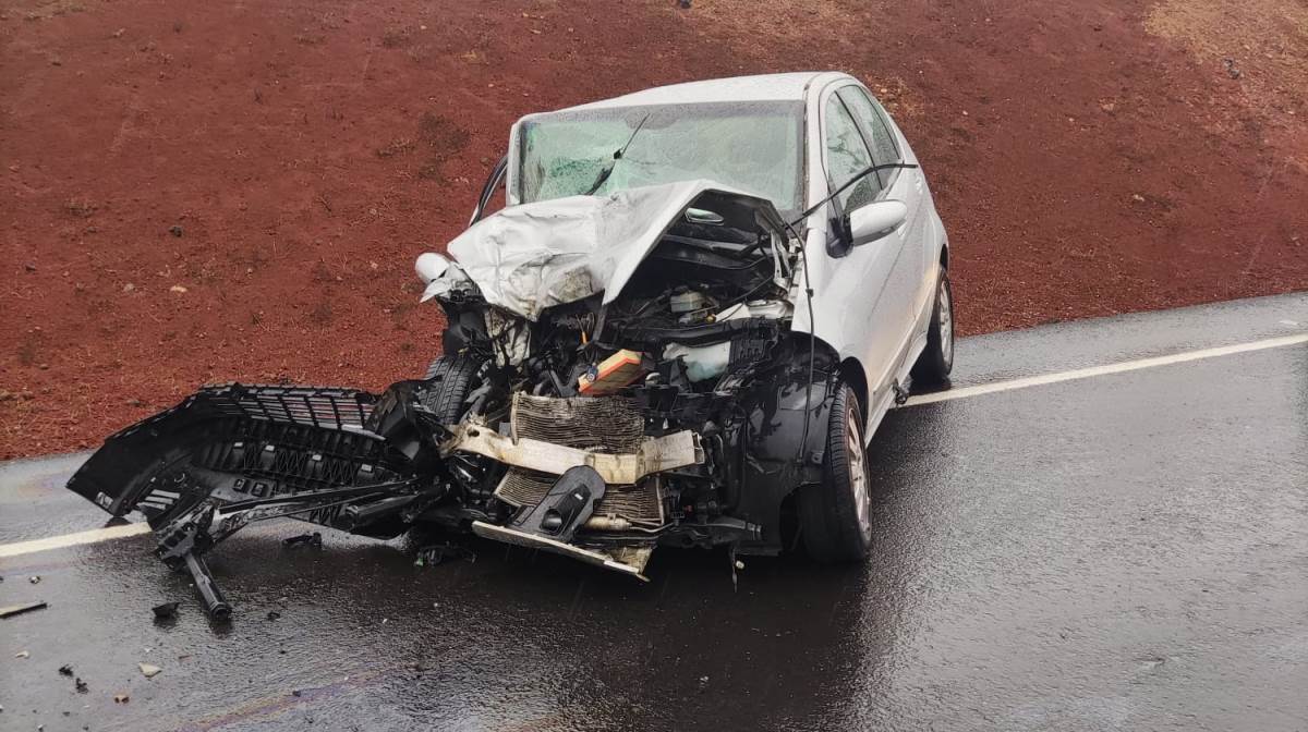 Dos heridos tras una colisión de tres vehículos a la altura de Hospiten