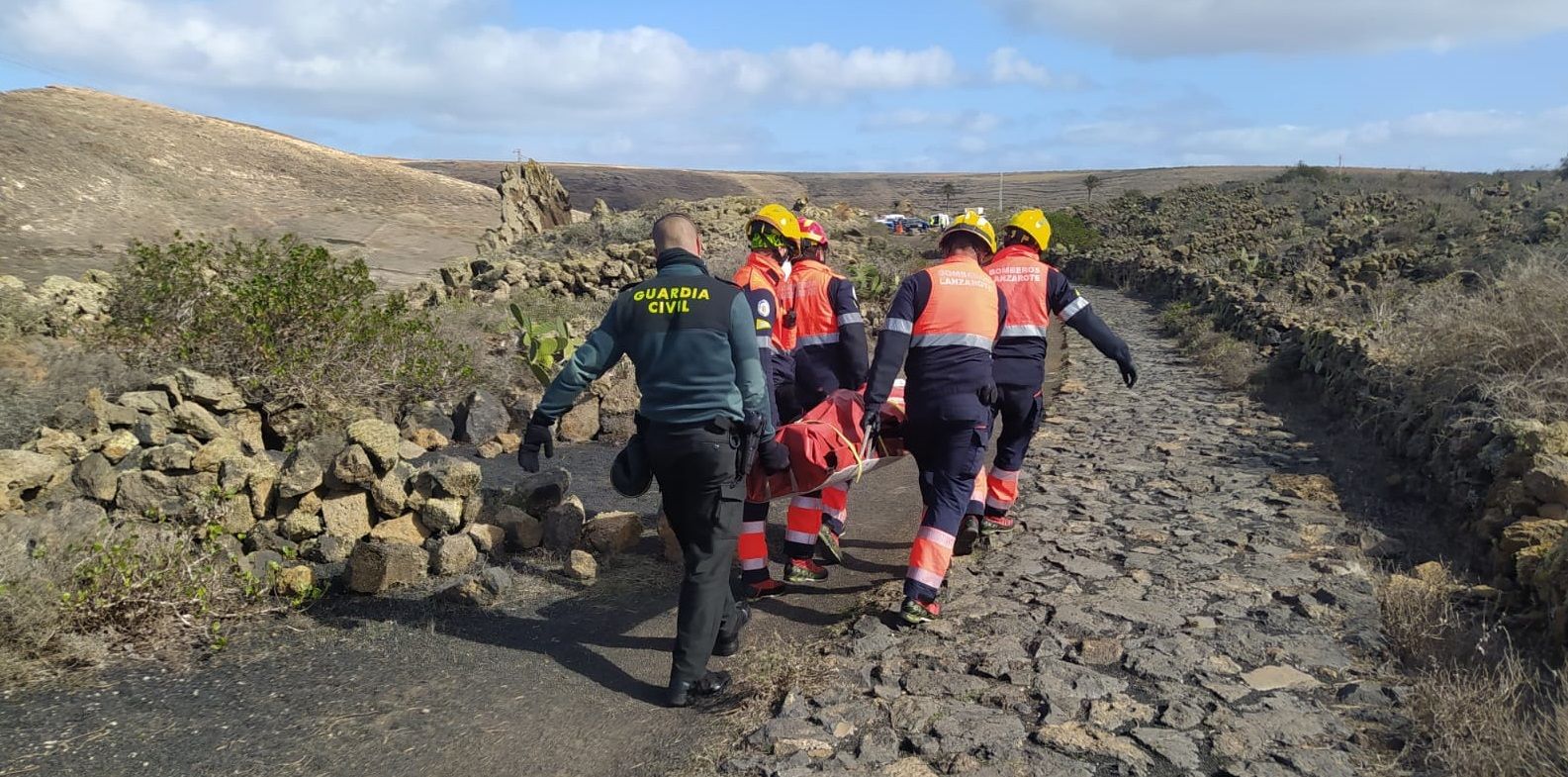 Rescate de un cuerpo sin vida en Ye