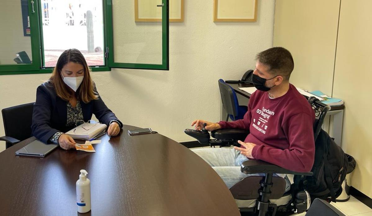 Cabildo y Fundación Disgrup valoran el refuerzo en servicios a la discapacidad física en Lanzarote