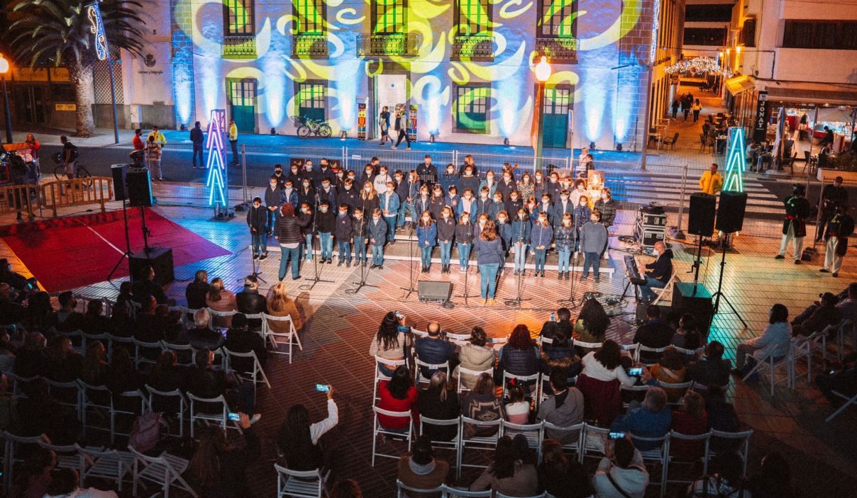 El parque Ramírez Cerdá acoge el concierto "Arrecife respira Navidad"