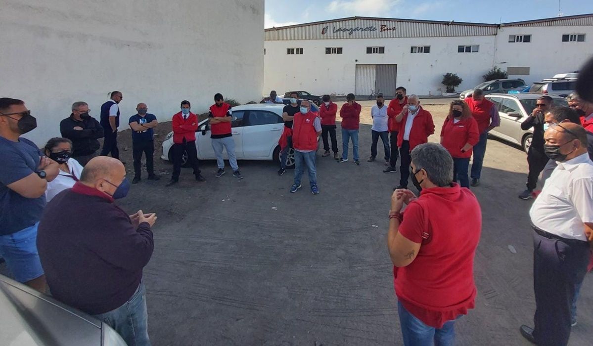 Asamblea de los trabajadores de Lanzarote Bus