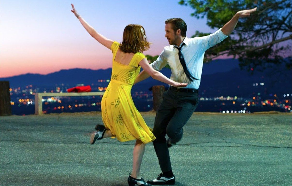 Escena de la película musical "La la land"